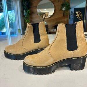 Dr. Martens Tan Ankle Boots